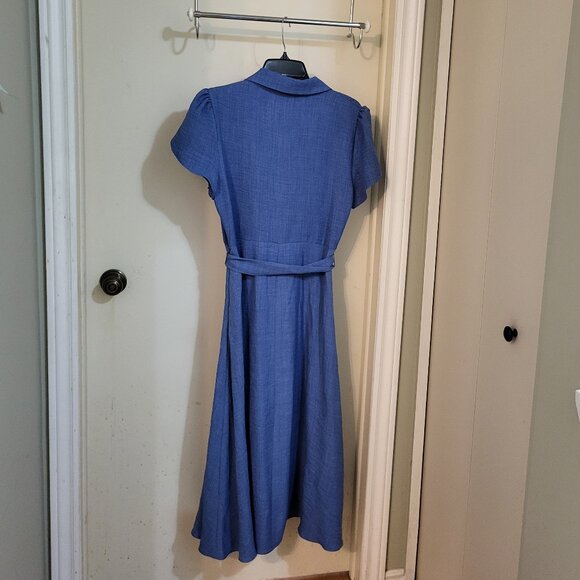 DKNY - Short Sleeves Dress - Size 12 - Picture 2 of 5
